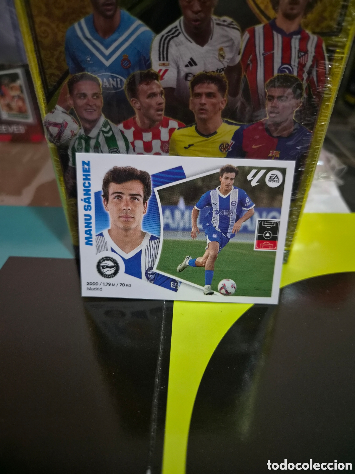 Cromos de f&uacute;tbol: N&deg;10Bis Alaves Manu Sanchez Liga Este 24/25
