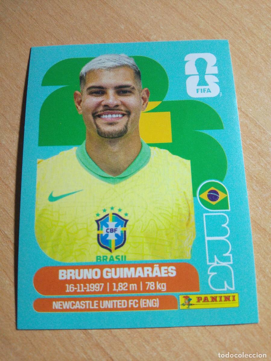 Cromos de f&uacute;tbol: BRUNO GUIMAR&Atilde;ES BRASIL BRA 11 MUNDIAL FIFA WORLD CUP 2026 26 PANINI STICKERS NUEVO