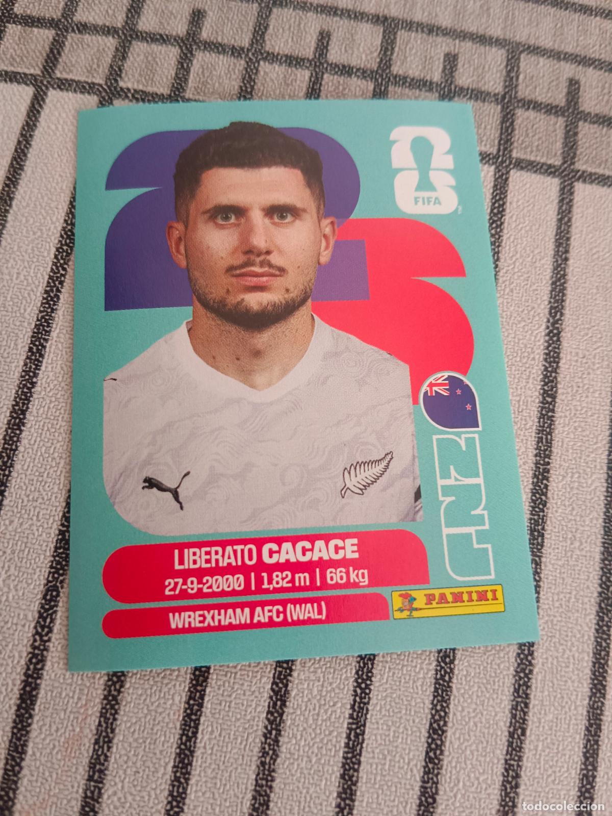 Cromos de f&uacute;tbol: MUNDIAL 2026 ESTADOS UNIDOS USA MEXICO MEJICO CANADA NZL 5 NZL5 LIBERATO CACACE NUEVA ZELANDA FIFA