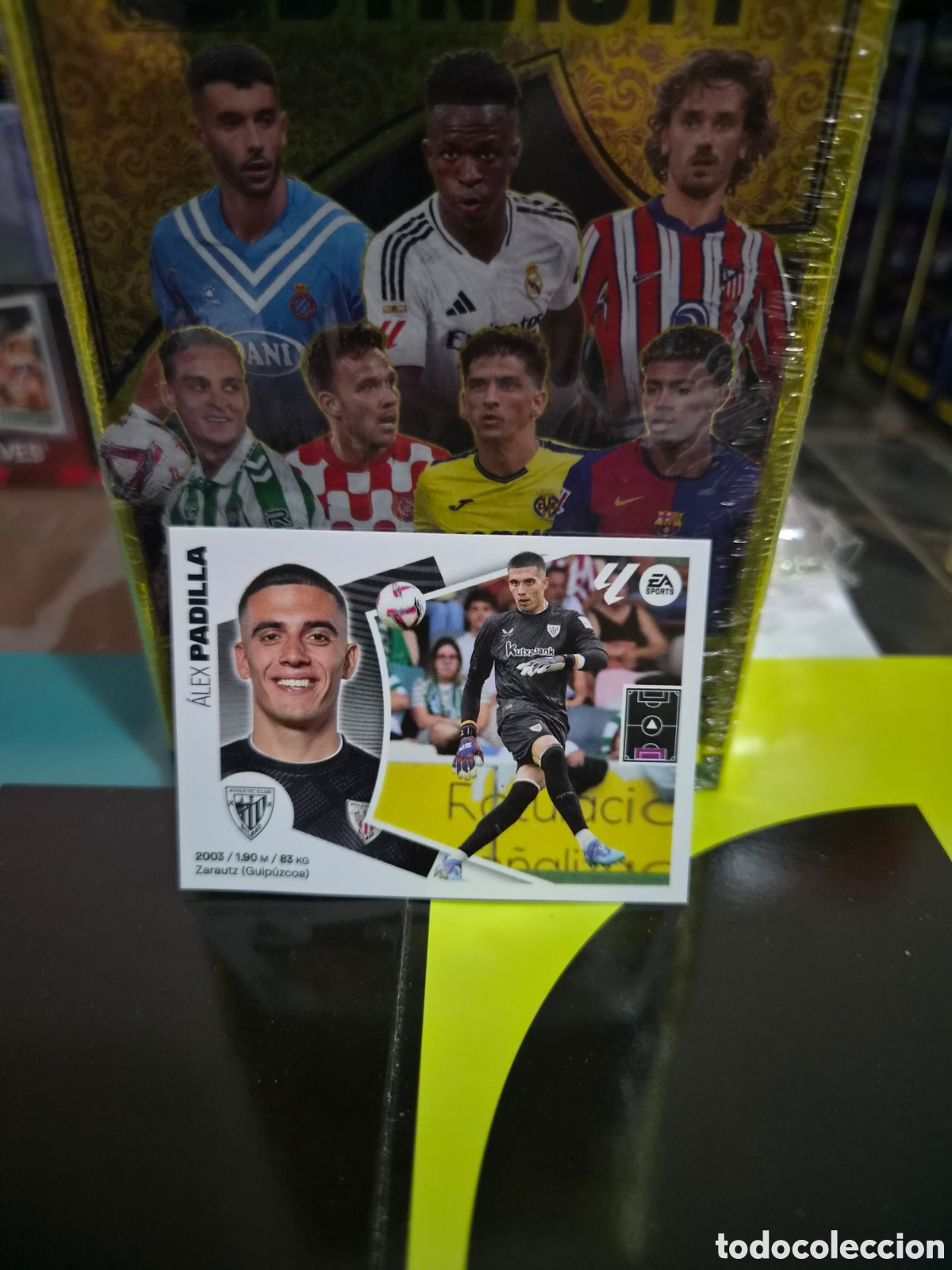 Cromos de f&uacute;tbol: N&deg;4Bis Athletic de Bilbao Padilla Liga Este 24/25