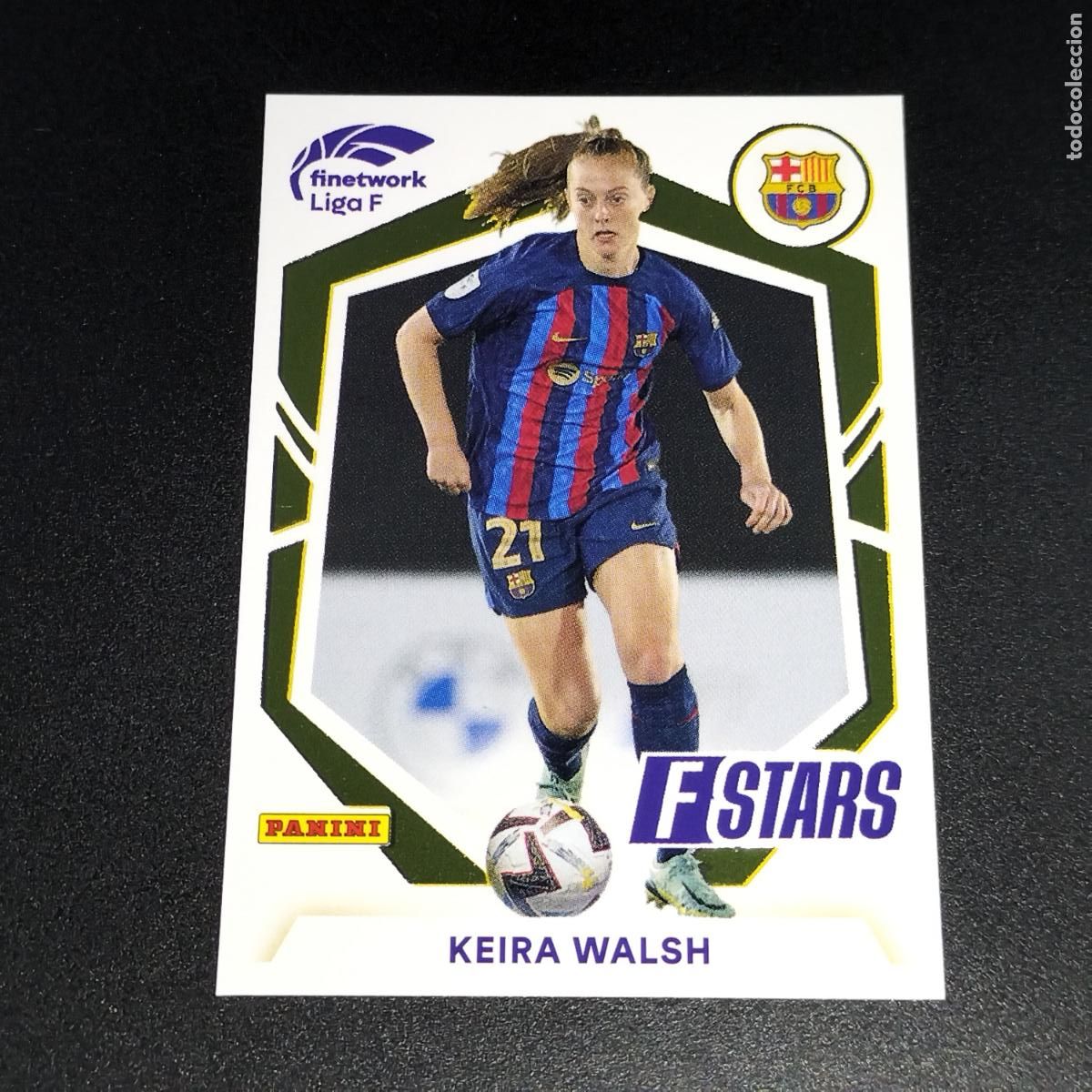 Cromos de f&uacute;tbol: N&ordm; 338 KEIRA WALSH FC BARCELONA CROMO FINETWORK LIGA F FEMENINA PANINI 2022 2023 22 23