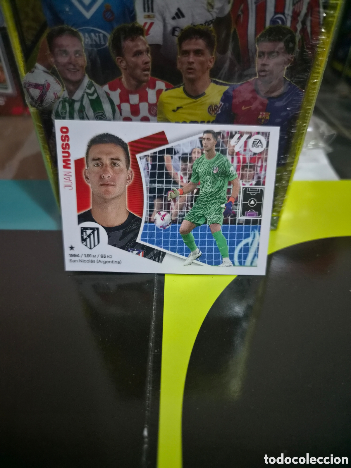 Cromos de f&uacute;tbol: N&deg;4Bis Atl&eacute;tico de Madrid Musso Liga Este 24/25