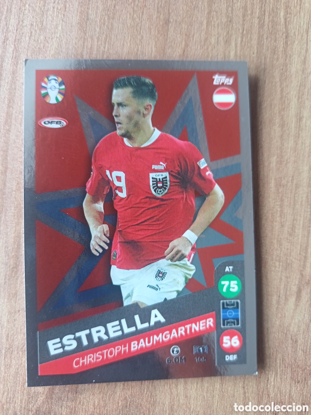 Figurine di Calcio: 105 Baumgartner TOPPS Match Attax LIDL UEFA EURO 2024