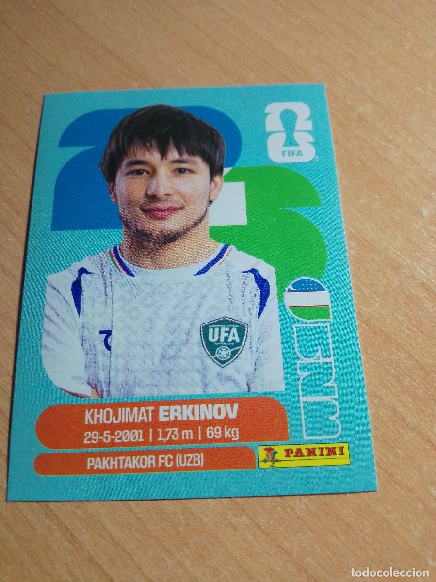 Figurine di Calcio: ERKINOV UZBEKISTAN UZB 15 MUNDIAL FIFA WORLD CUP 2026 26 PANINI STICKERS NUEVO