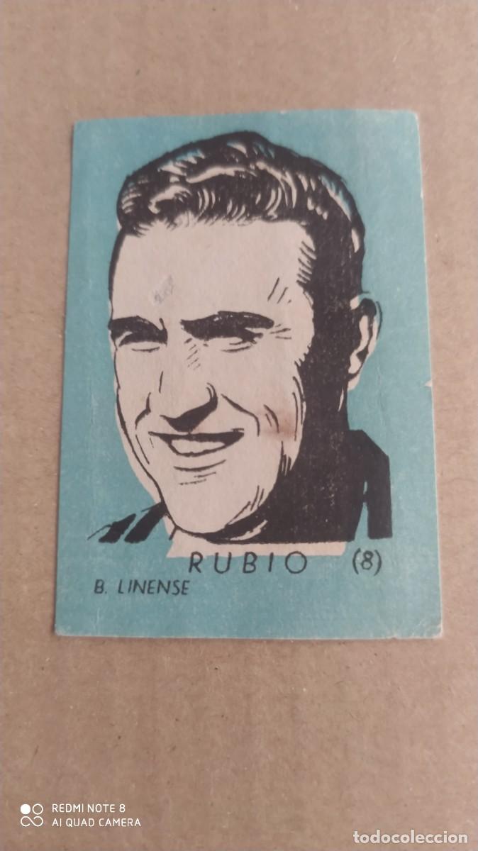 Fu&szlig;ball-Sticker: B. LINENSE 8 RUBIO - DINAMICO 1951 1952 -51 52 - CHOCOLATES EL LINCE Y MADAM , F