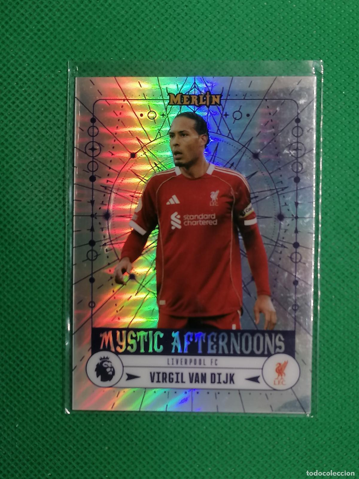 Figurine di Calcio: MA-19 VIRGIL VAN DIJK LIVERPOOL MYSTIC AFTERNOONS ⚽ TOPPS MERLIN CHROME PREMIER 25 26 2025 2026 ⚽