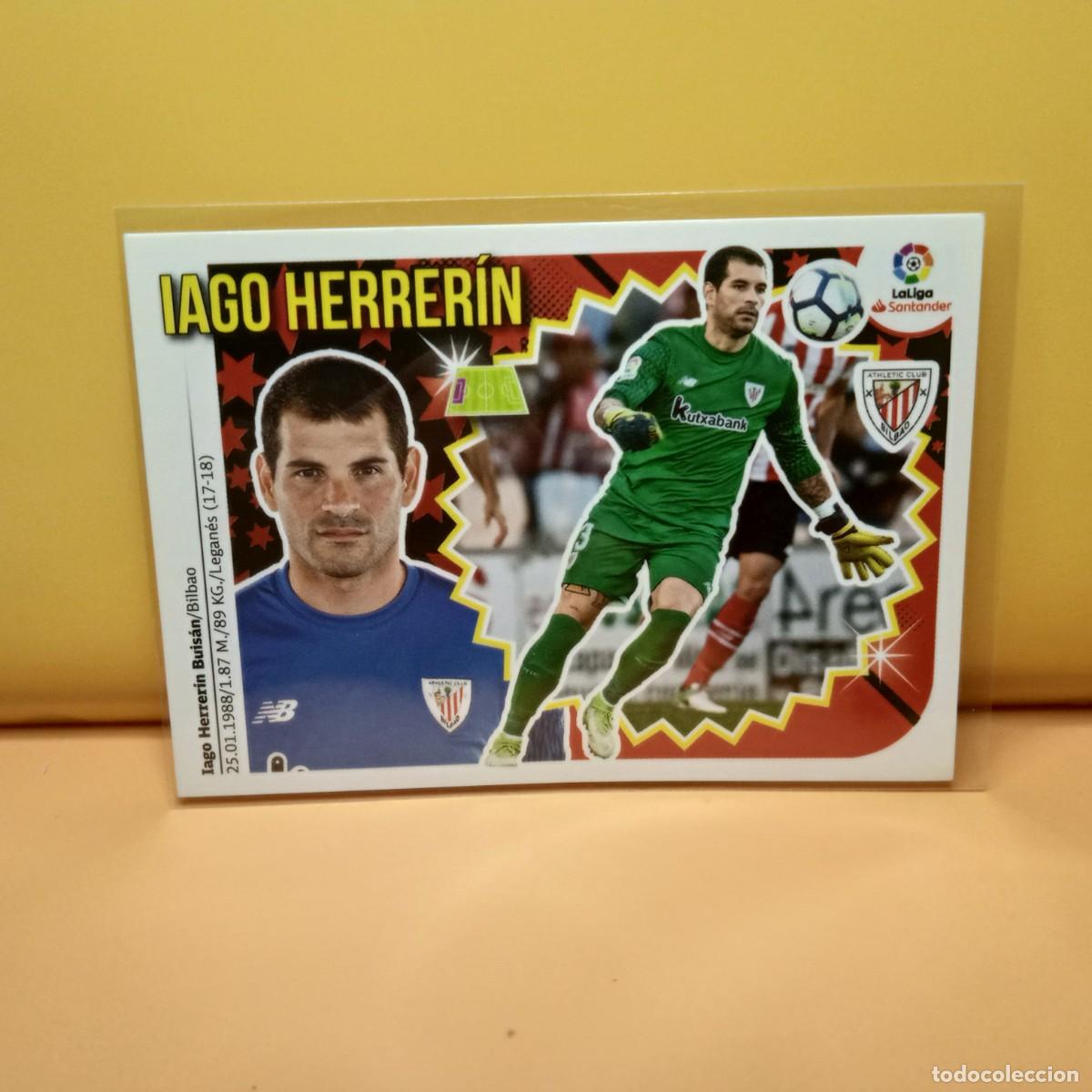 Cromos de f&uacute;tbol: EDICIONES ESTE 2018 2019 18 19 ATHLETIC DE BILBAO IAGO HERRERIN 2