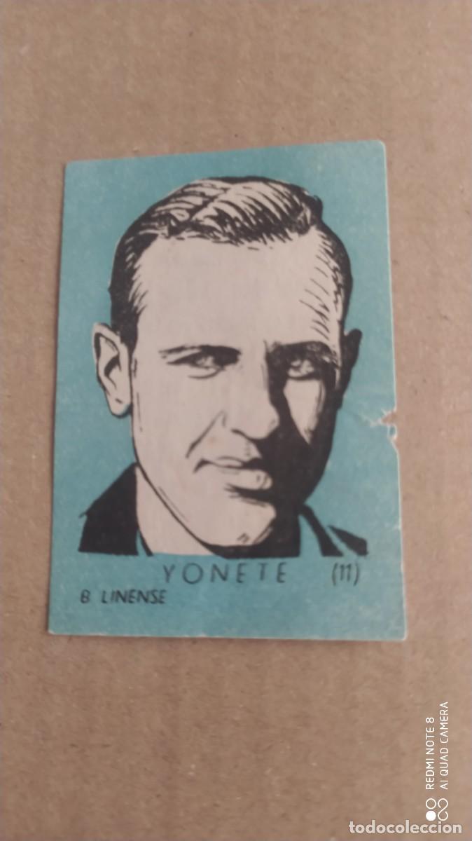Cromos de f&uacute;tbol: B. LINENSE 11 YONETE - DINAMICO 1951 1952 -51 52 - CHOCOLATES EL LINCE Y MADAM , F