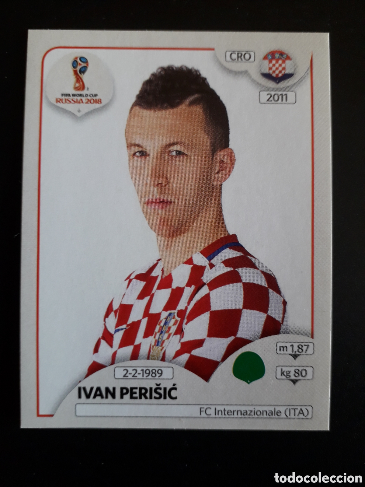 Cromos de f&uacute;tbol: PERI&Scaron;IĆ CROACIA MUNDIAL F&Uacute;TBOL RUSIA RUSSIA 2018 N&deg; 331 PANINI SIN PEGAR PEDIDO M&Iacute;NIMO 3&euro;