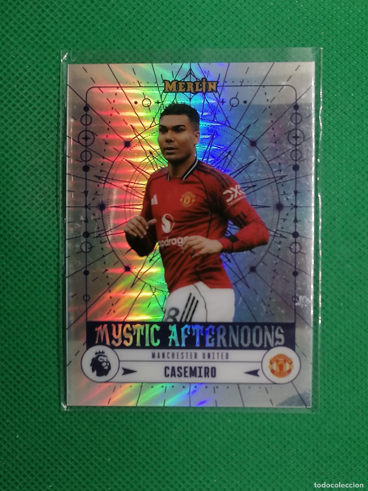 Cromos de f&uacute;tbol: MA-14 CASEMIRO MANCHESTER UNITED MYSTIC AFTERNOONS ⚽ TOPPS MERLIN CHROME PREMIER 25 26 2025 2026 ⚽