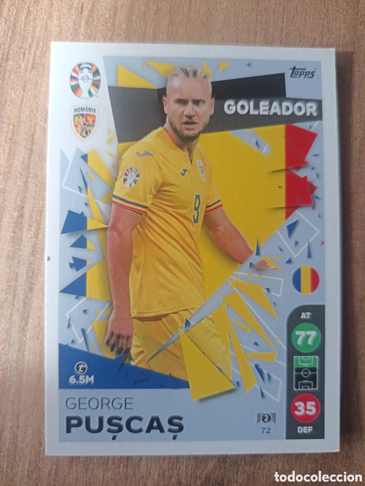 Cromos de f&uacute;tbol: 72 Puscas TOPPS Match Attax LIDL UEFA EURO 2024