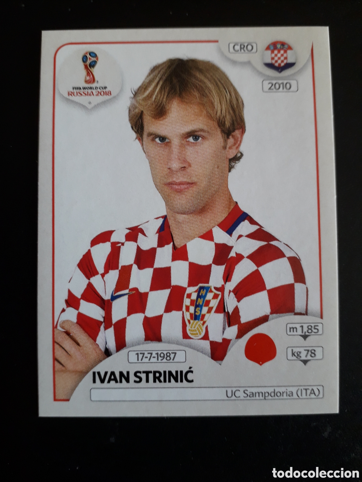 Cromos de f&uacute;tbol: STRINIĆ CROACIA MUNDIAL F&Uacute;TBOL RUSIA RUSSIA 2018 N&deg; 316 PANINI SIN PEGAR PEDIDO M&Iacute;NIMO 3&euro;