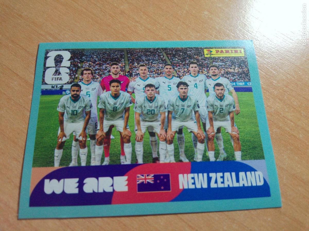 Cromos de f&uacute;tbol: NZL 13 PLANTILLA NUEVA ZEELANDA MUNDIAL FIFA WORLD CUP 2026 26 PANINI STICKERS NUEVO