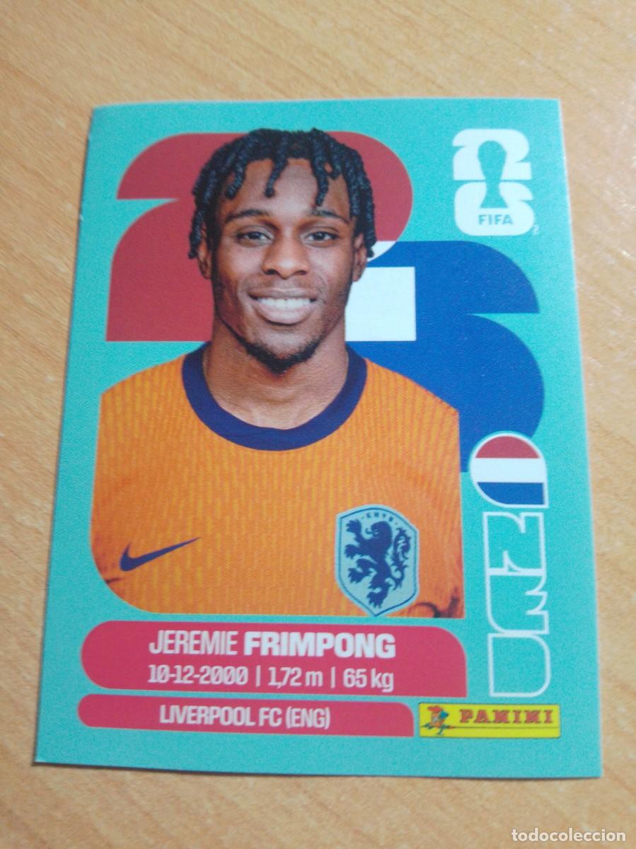 Cromos de f&uacute;tbol: FRIMPONG PA&Iacute;SES BAJOS NED 8 MUNDIAL FIFA WORLD CUP 2026 26 PANINI STICKERS NUEVO
