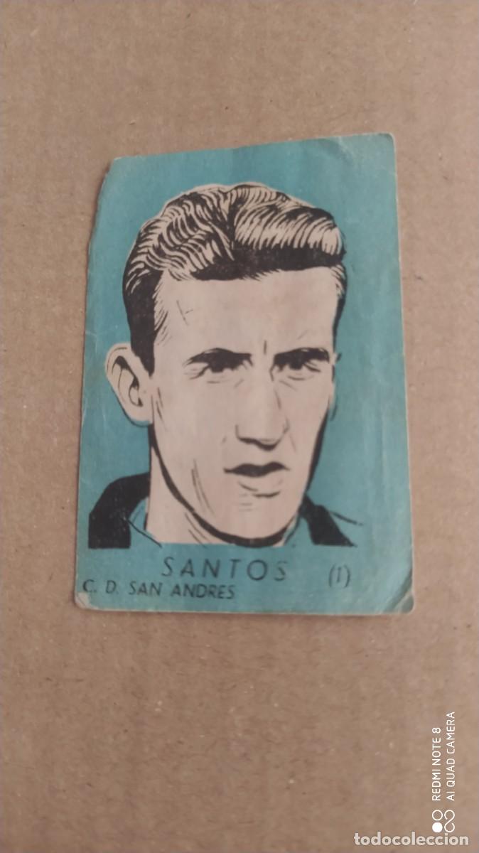 Cromos de f&uacute;tbol: SAN ANDRES 1 SANTOS - DINAMICO 1951 1952 -51 52 - CHOCOLATES EL LINCE Y MADAM , F