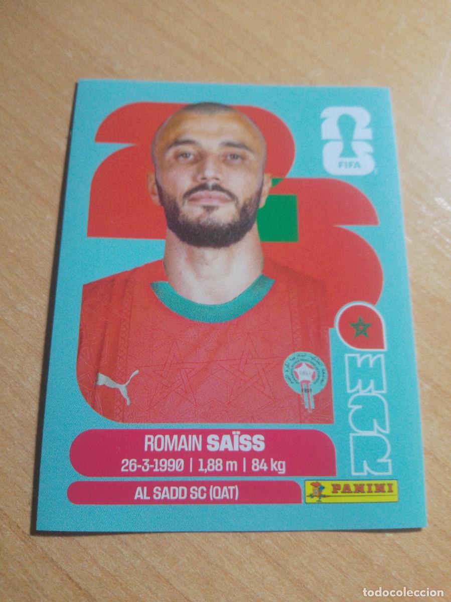 Fu&szlig;ball-Sticker: MAR 7 ROMAIN SAISS MARRUECOS MUNDIAL FIFA WORLD CUP 2026 26 PANINI STICKERS NUEVO