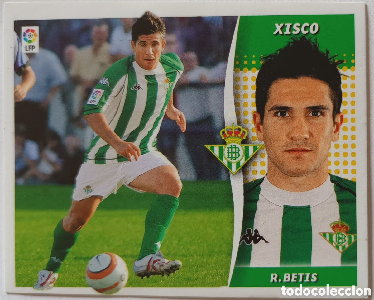 Cromos de f&uacute;tbol: CROMO DE XISCO. R BETIS BALOMPIE
