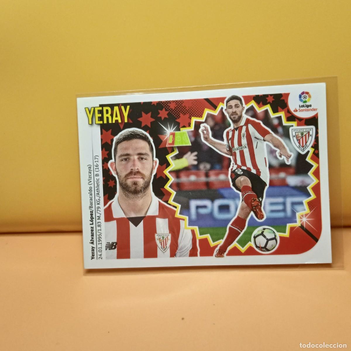 Cromos de f&uacute;tbol: EDICIONES ESTE 2018 2019 18 19 ATHLETIC DE BILBAO YERAY 4 B 4 B