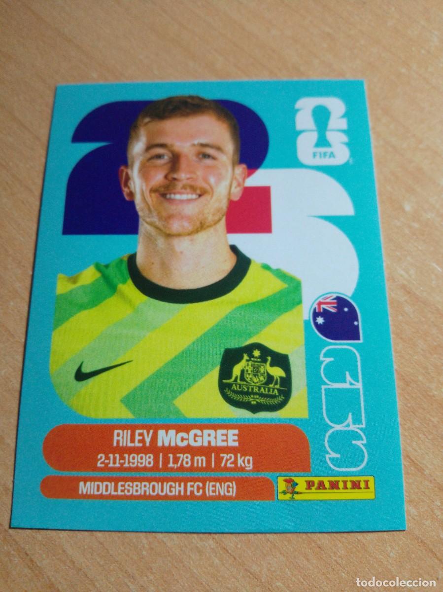 Cromos de f&uacute;tbol: AUS 12 MCGREE AUSTRALIA MUNDIAL FIFA WORLD CUP 2026 26 PANINI STICKERS NUEVO