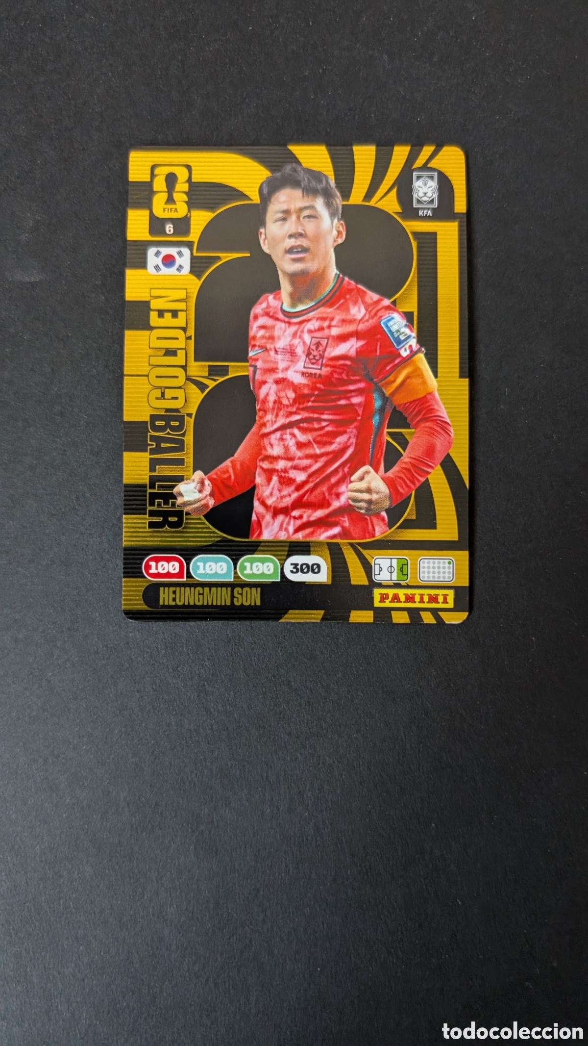 Cromos de f&uacute;tbol: SON KOREA COREA DEL SUR 6 GOLDEN BALLER ADRENALYN XL FIFA WORLD CUP 2026 26 USA PANINI