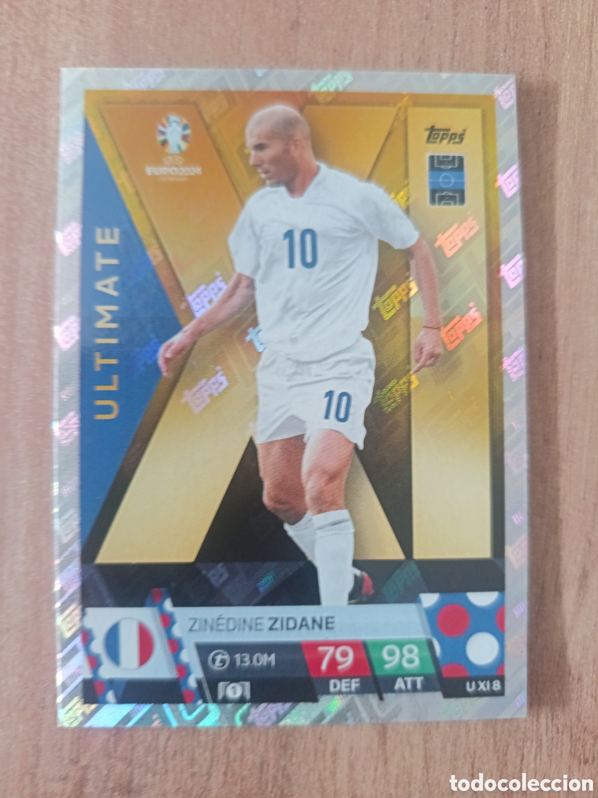 Cromos de f&uacute;tbol: Zidane TOPPS MATCH ATTAX UEFA EURO 2024 GERMANY