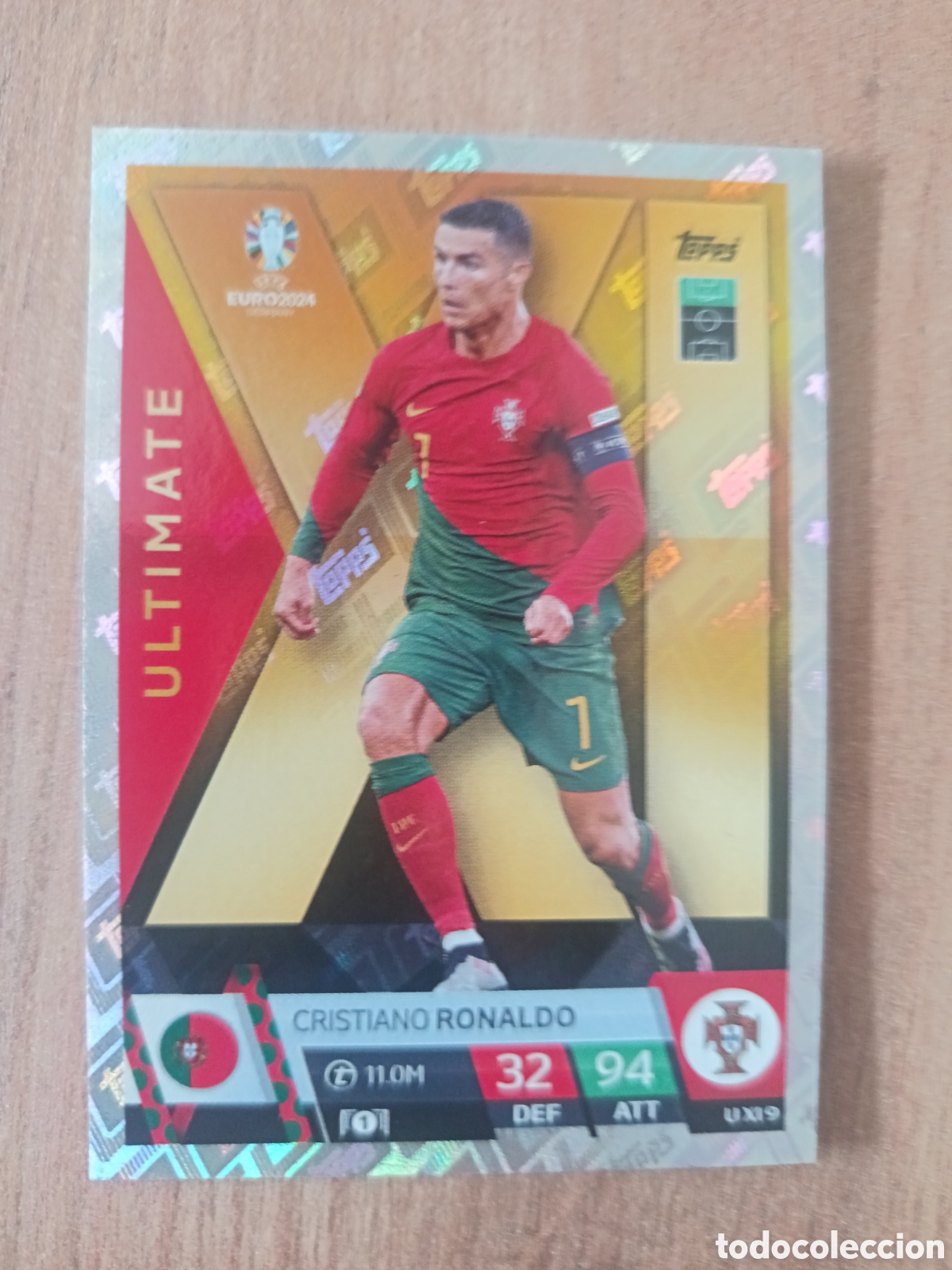 Cromos de f&uacute;tbol: Ronaldo TOPPS MATCH ATTAX UEFA EURO 2024 GERMANY