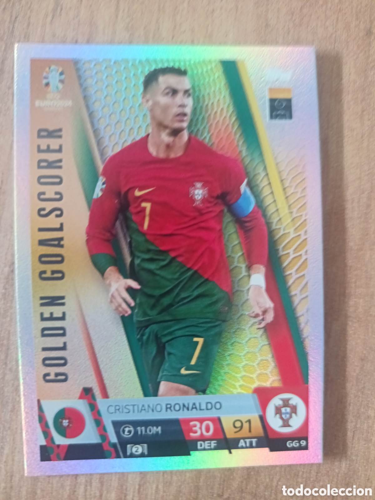Cromos de f&uacute;tbol: Ronaldo ESPA&Ntilde;A TOPPS MATCH ATTAX UEFA EURO 2024 GERMANY