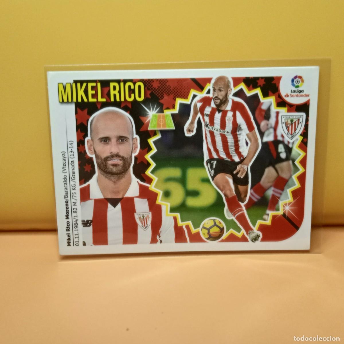 Cromos de f&uacute;tbol: EDICIONES ESTE 2018 2019 18 19 ATHLETIC DE BILBAO MIKEL RICO 8B 8 B