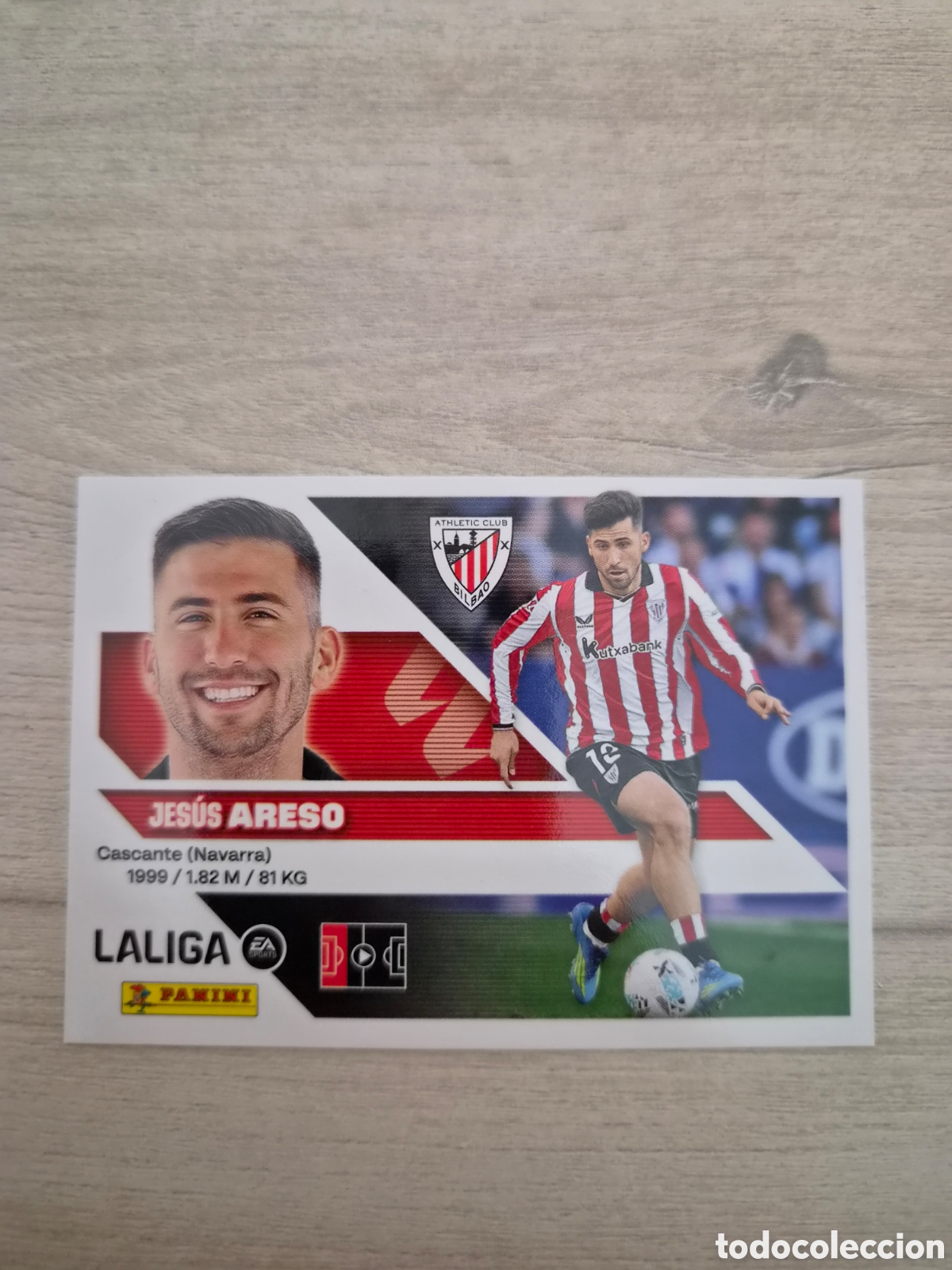 Cromos de f&uacute;tbol: N&deg;5 Athletic de Bilbao Areso Liga Este 26/27