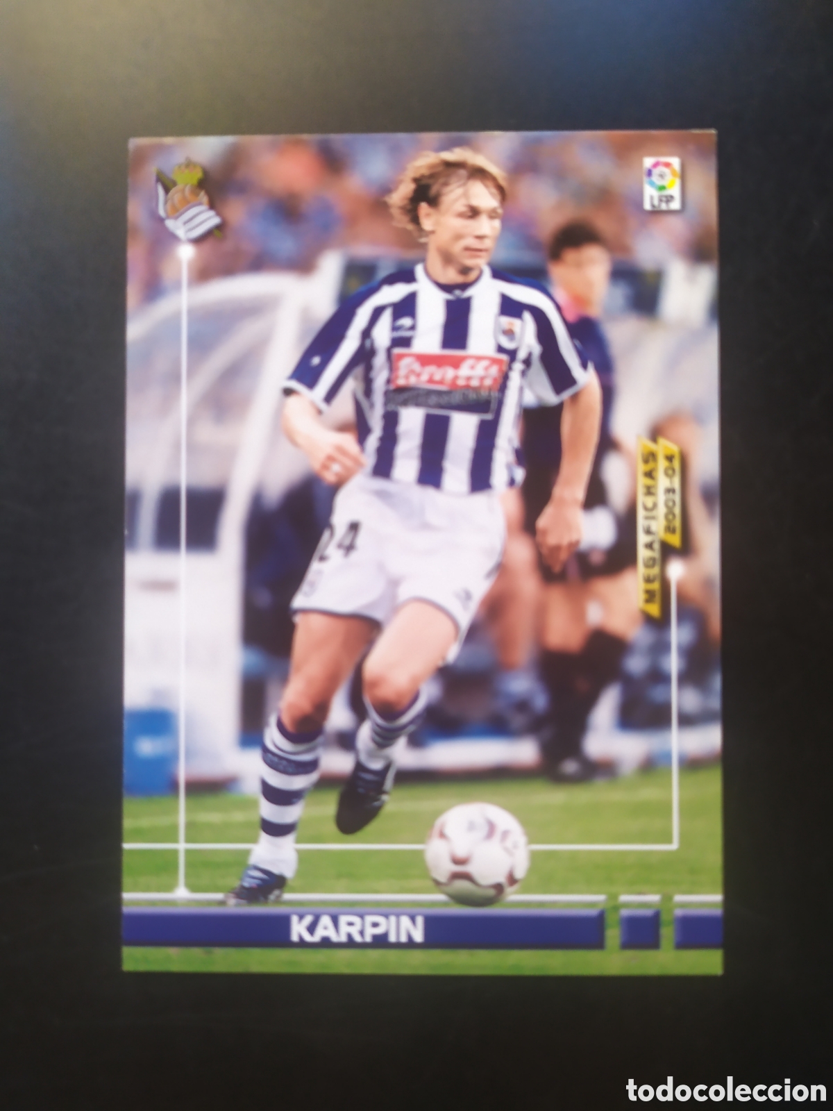 Cromos de f&uacute;tbol: Megafichas 2003 2004 03 04 panini Karpin n&ordm; 282 Real Sociedad megacracks