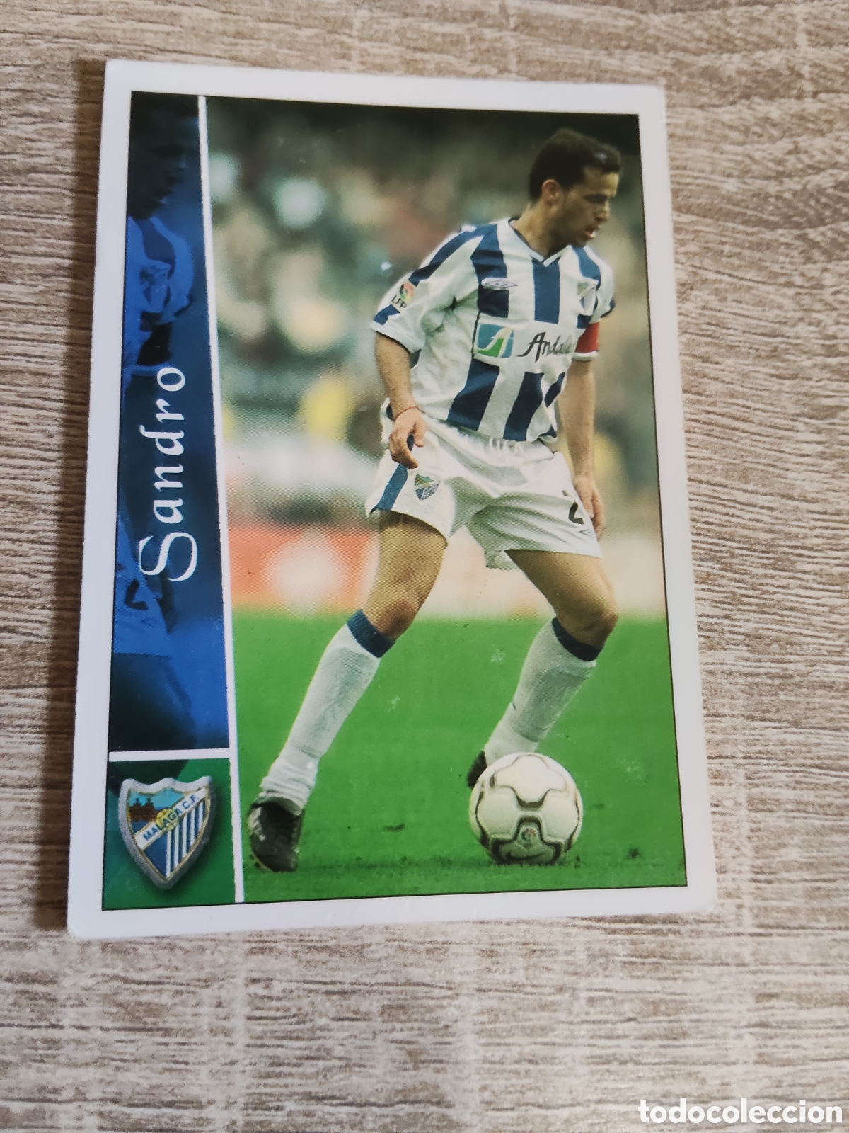 Cromos de f&uacute;tbol: Mundicromo las fichas de la liga 2002 2003 02 03 261 Sandro M&aacute;laga