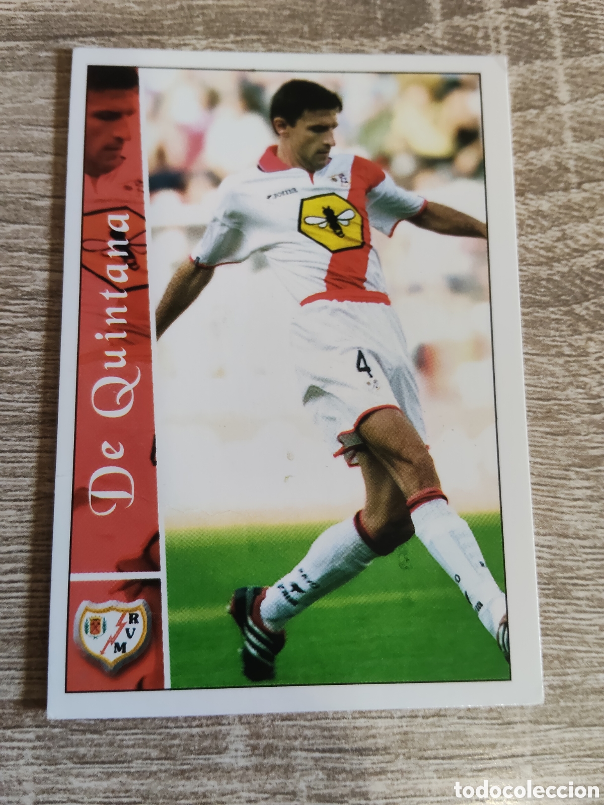 Figurine di Calcio: Mundicromo las fichas de la liga 2003 277 De Quintana Rayo Vallecano