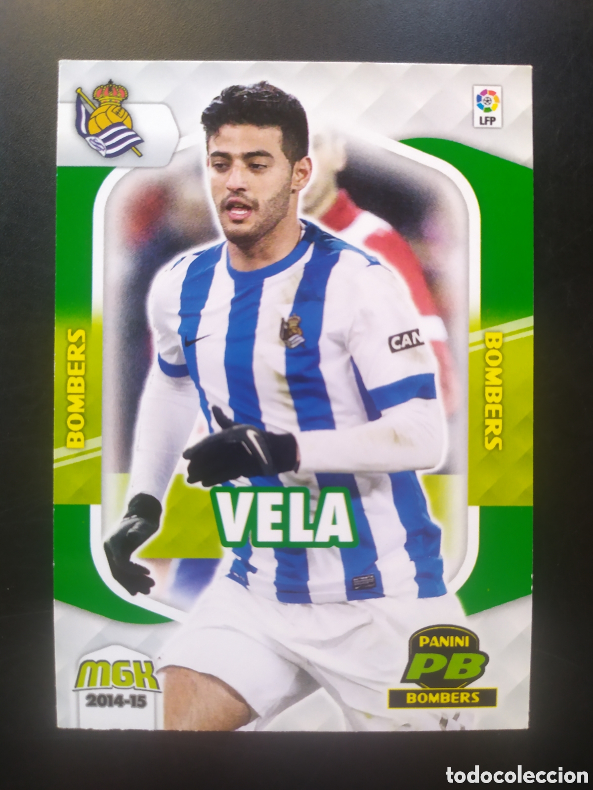 Figurine di Calcio: Megacracks 2014 2015 14 15 panini Vela bombers n&ordm; 422 Real Sociedad