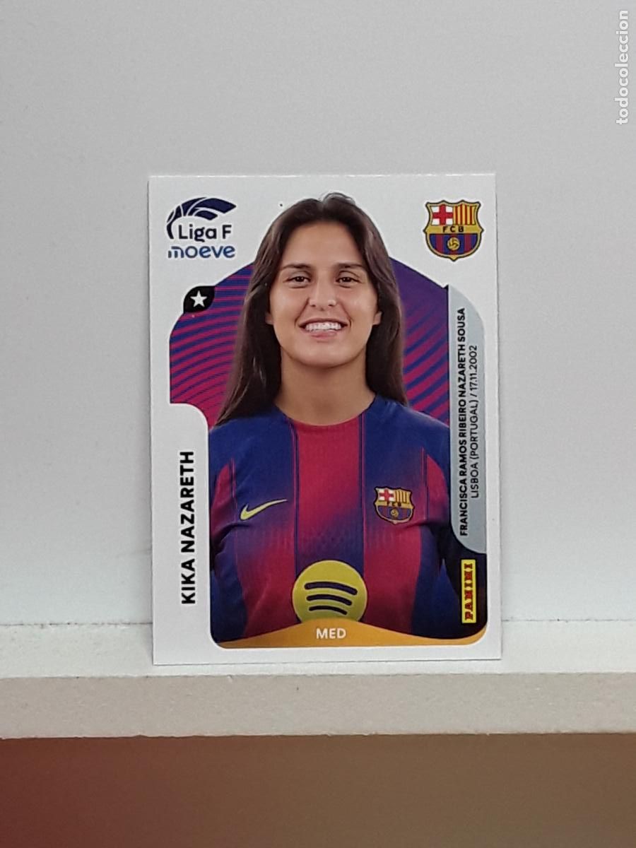 Figurine di Calcio: LIGA FEMENINA 2025 2026 F 25 26 ALBUM PANINI LIGA N 96 BARCELONA KIKA NAZARETH