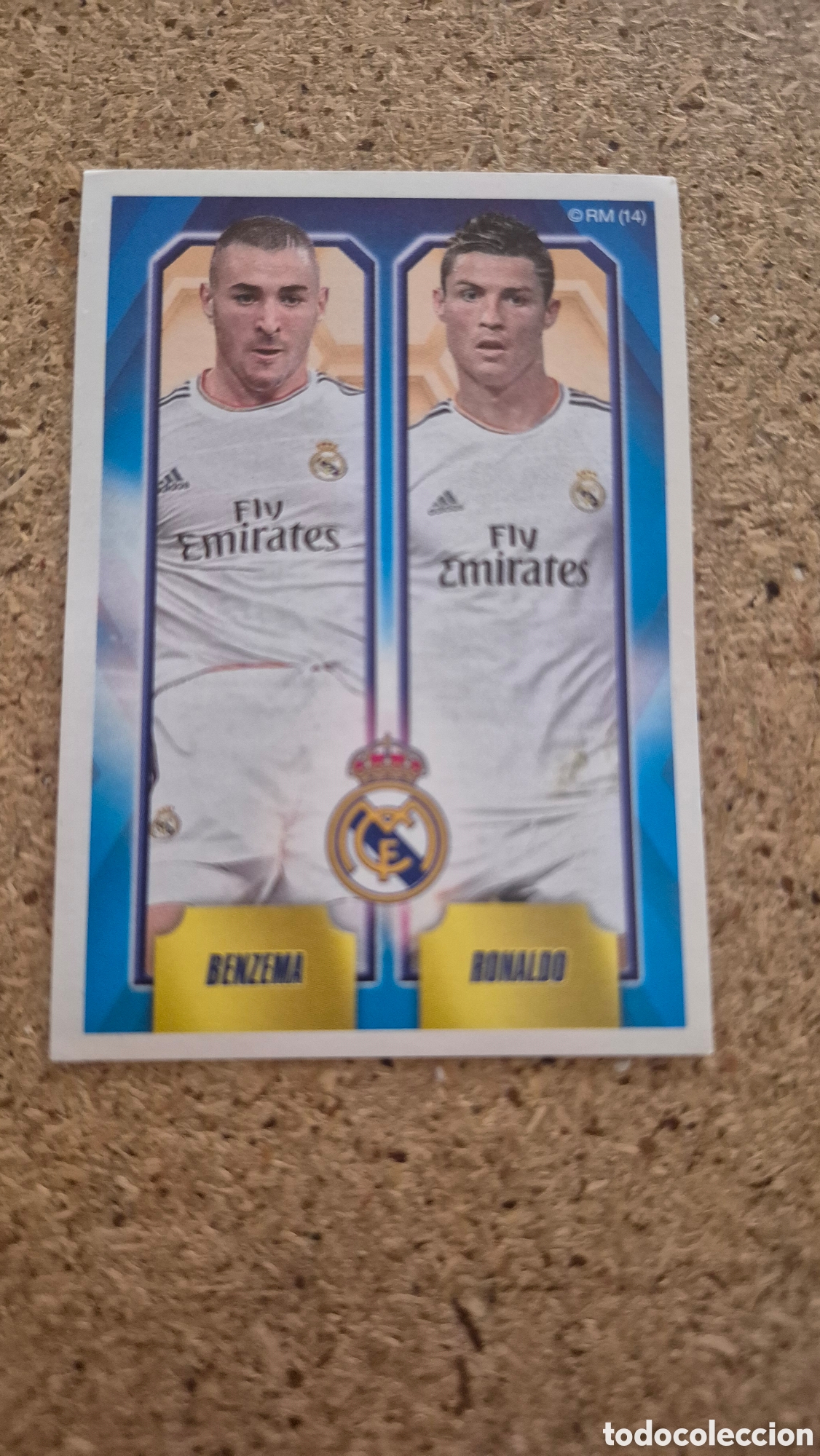 Fu&szlig;ball-Sticker: N&ordm; 29 BENZEMA / RONALDO - CROMO COLECCI&Oacute;N OFICIAL REAL MADRID 2013-2014 LIGA F&Uacute;TBOL 13-14 PANINI