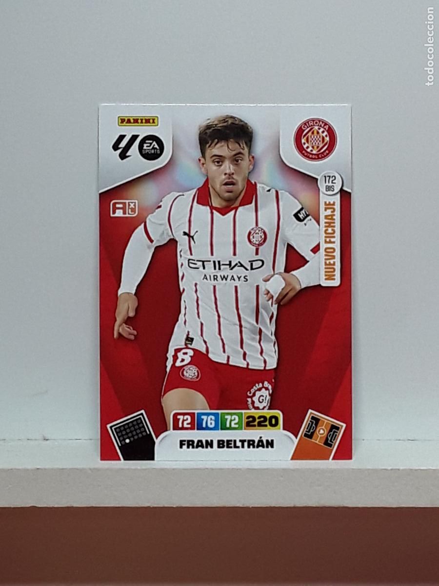 Football Stickers: ADRENALYN 2025 2026 25 26 ALBUM PANINI LIGA N 172BIS 172 BIS GIRONA FRAN BELTRAN