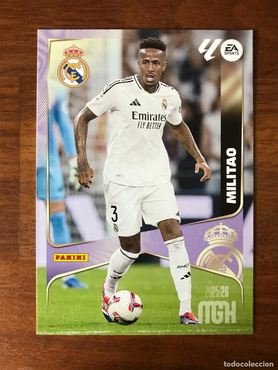 Cromos de f&uacute;tbol: EDER MILITAO - REAL MADRID - 221 - PANINI MEGACRACKS 2025 2026 25 26