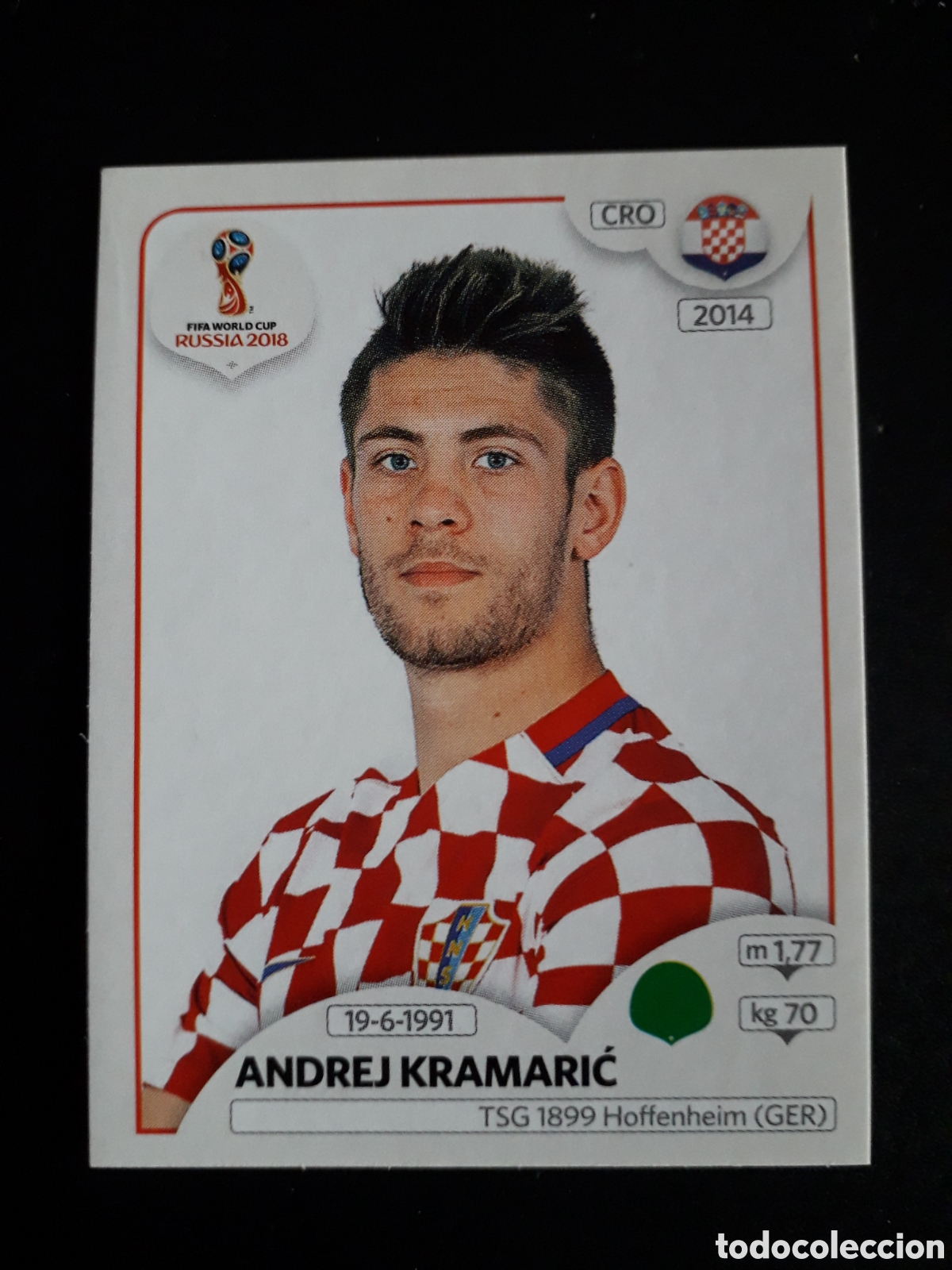 Cromos de f&uacute;tbol: KRAMARIC CROACIA MUNDIAL F&Uacute;TBOL RUSIA RUSSIA 2018 N&deg; 328 PANINI SIN PEGAR, PEDIDO M&Iacute;NIMO 3&euro;