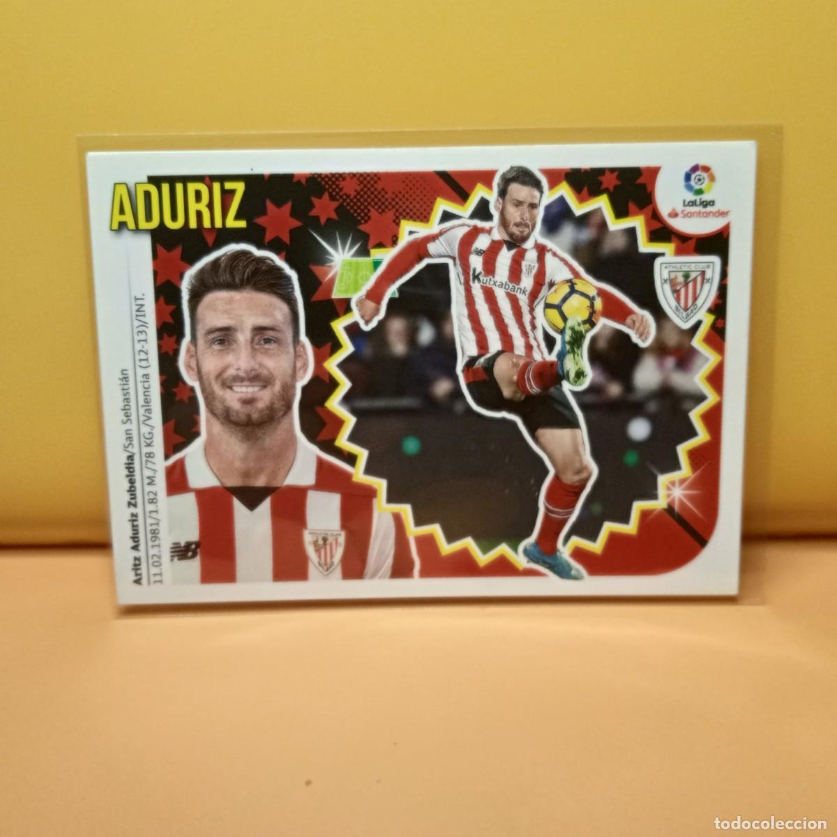Cromos de f&uacute;tbol: EDICIONES ESTE 2018 2019 18 19 ATHLETIC DE BILBAO ADURIZ 16A 16 A