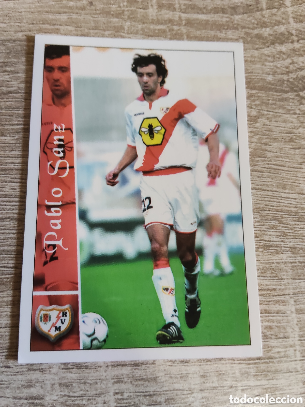 Cromos de f&uacute;tbol: Mundicromo las fichas de la liga 2002 2003 02 03 287 Pablo Sanz Rayo Vallecano