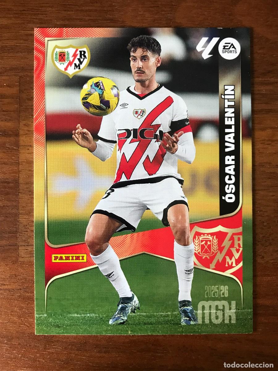 Cromos de f&uacute;tbol: OSCAR VALENTIN - RAYO VALLECANO - 299 - PANINI MEGACRACKS 2025 2026 25 26