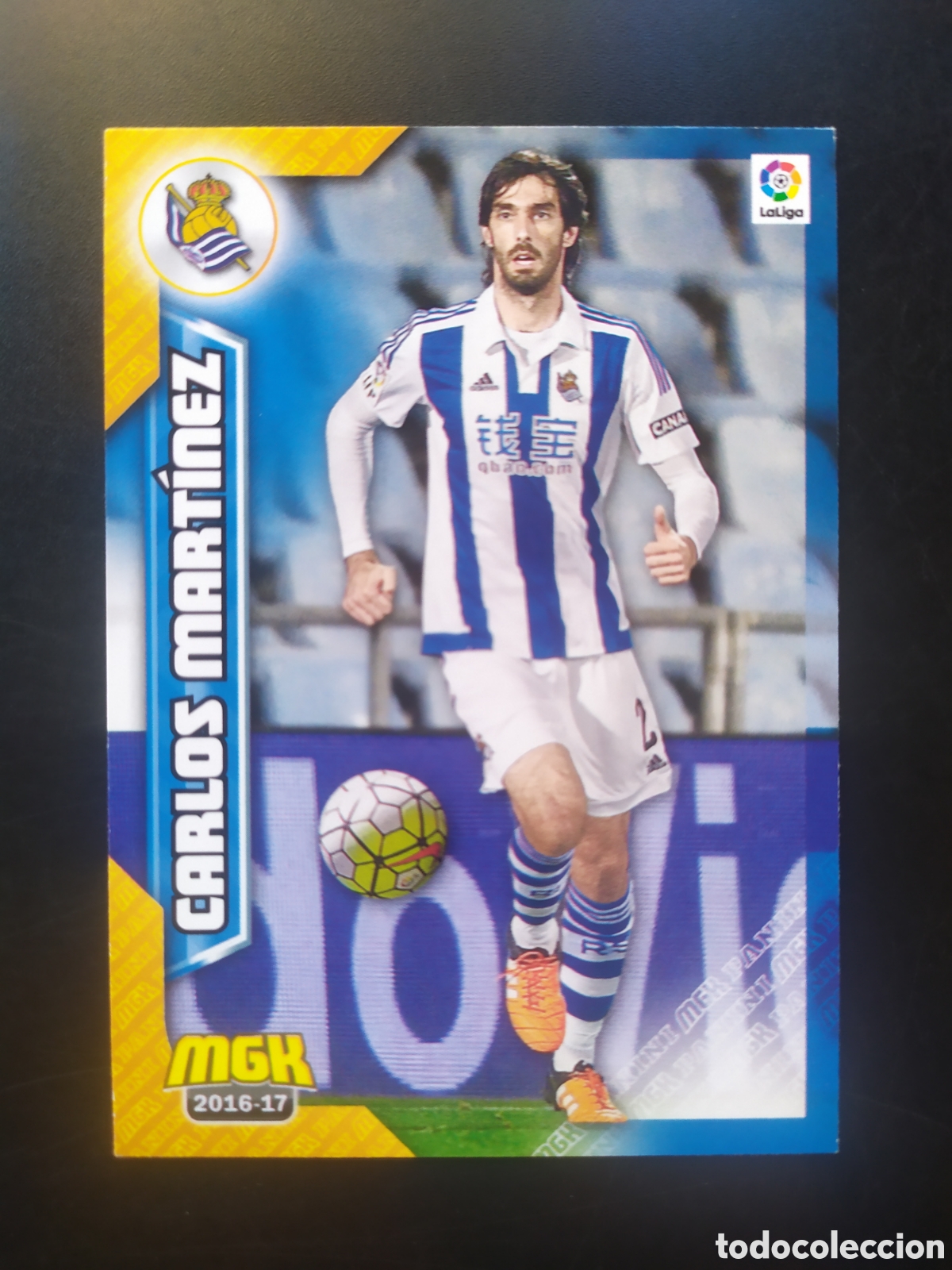 Cromos de f&uacute;tbol: Megacracks 2016 2017 16 17 panini Carlos Mart&iacute;nez n&deg; 411 Real Sociedad