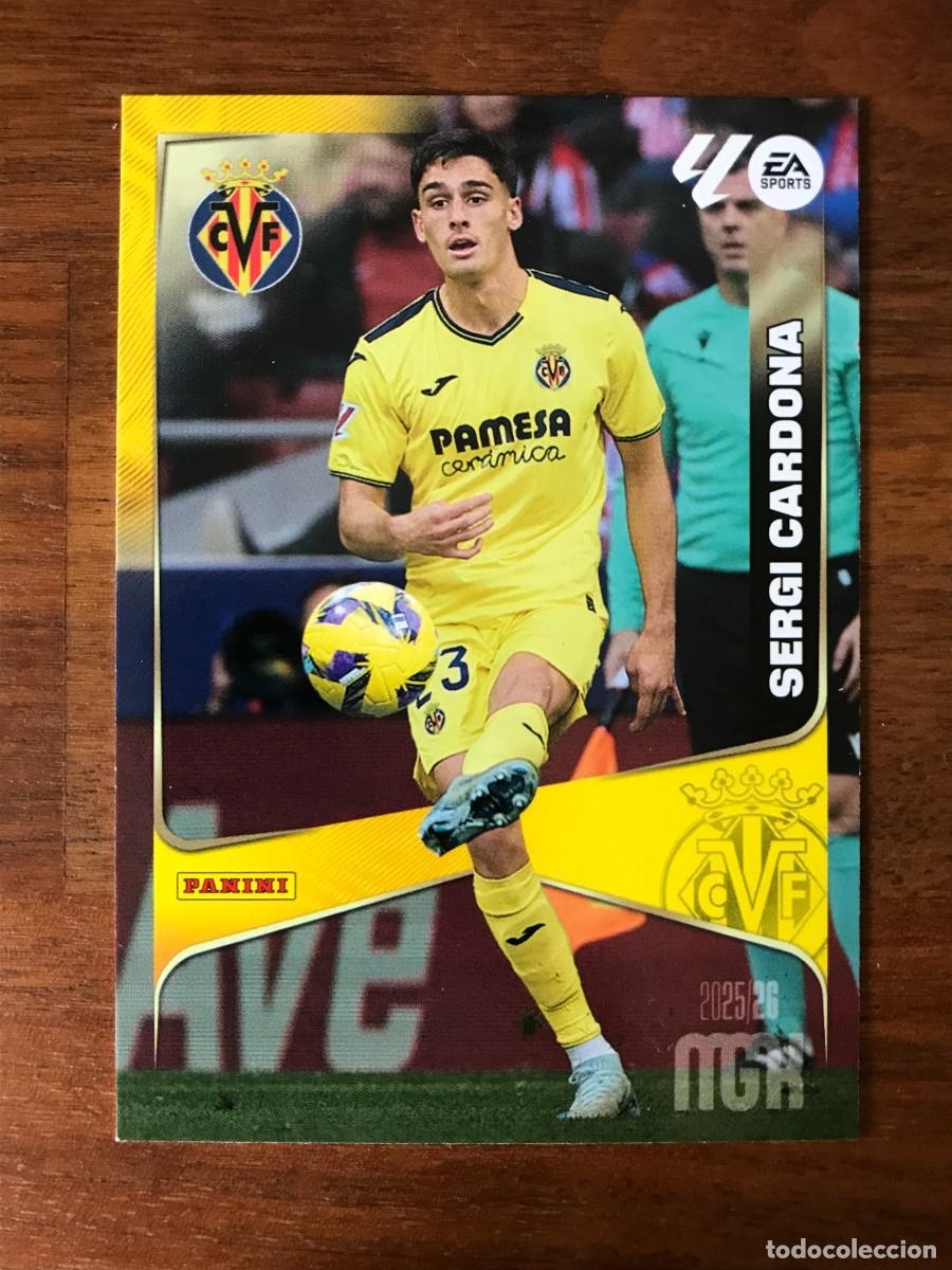 Fu&szlig;ball-Sticker: SERGI CARDONA - VILLARREAL - 368 - PANINI MEGACRACKS 2025 2026 25 26