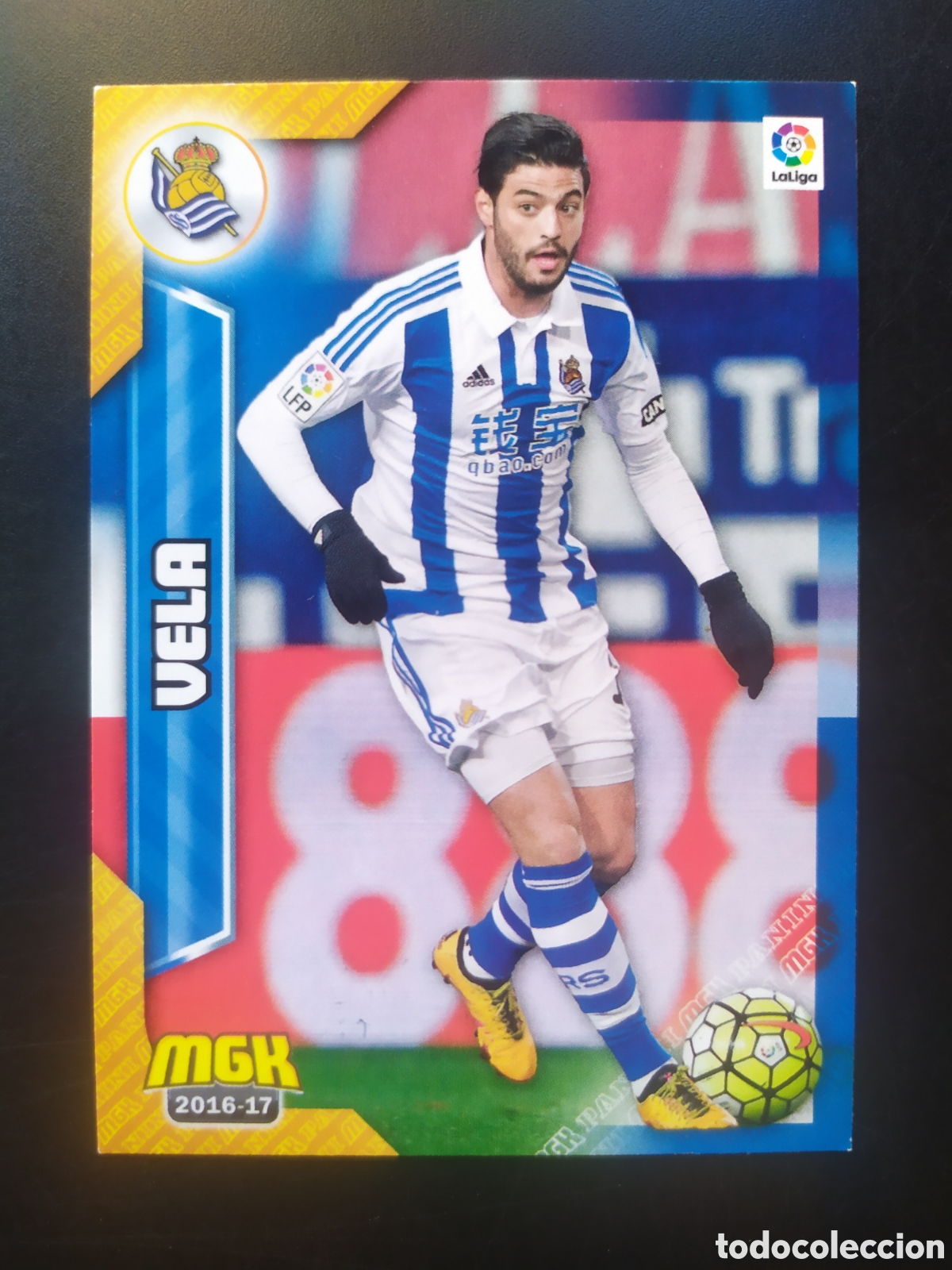 Fu&szlig;ball-Sticker: Megacracks 2016 2017 16 17 panini Vela n&deg; 423 Real Sociedad