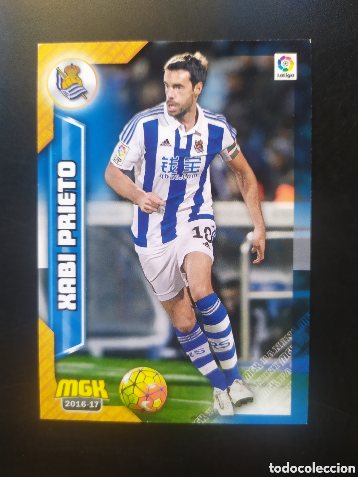 Fu&szlig;ball-Sticker: Megacracks 2016 2017 16 17 panini Xabi Prieto n&deg; 420 Real Sociedad