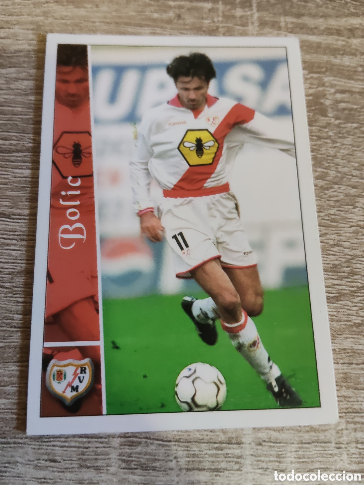 Figurine di Calcio: Mundicromo las fichas de la liga 2002 2003 02 03 294 Bolic Rayo Vallecano