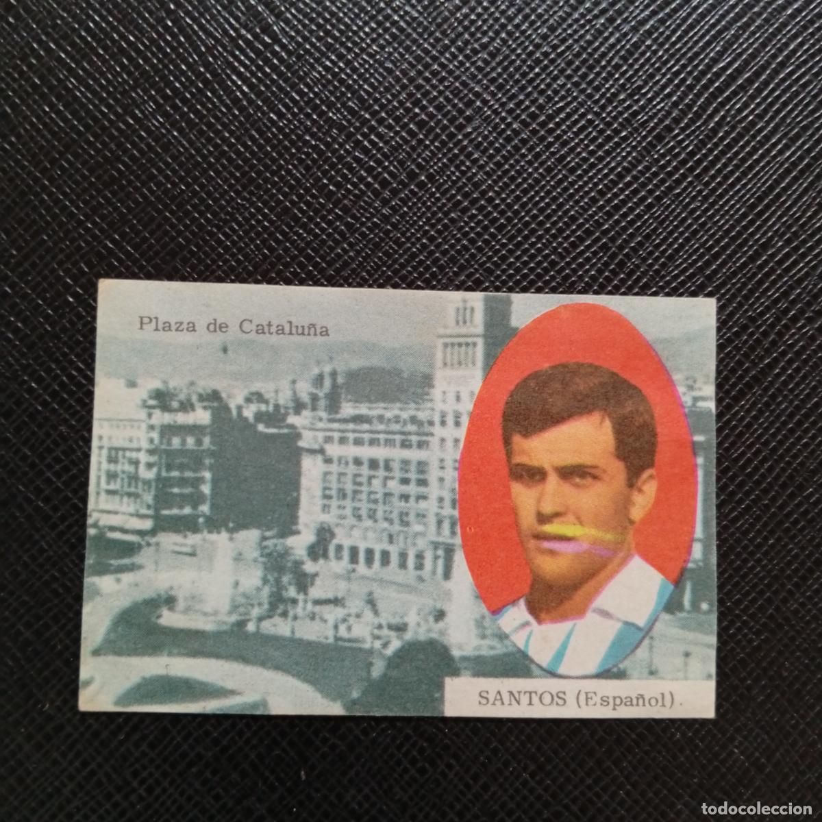 Cromos de f&uacute;tbol: SANTOS ESPA&Ntilde;OL FHER 1963 1964 CROMO FUTBOL 63 64 LIGA - DESPEGADO - A77 PG29