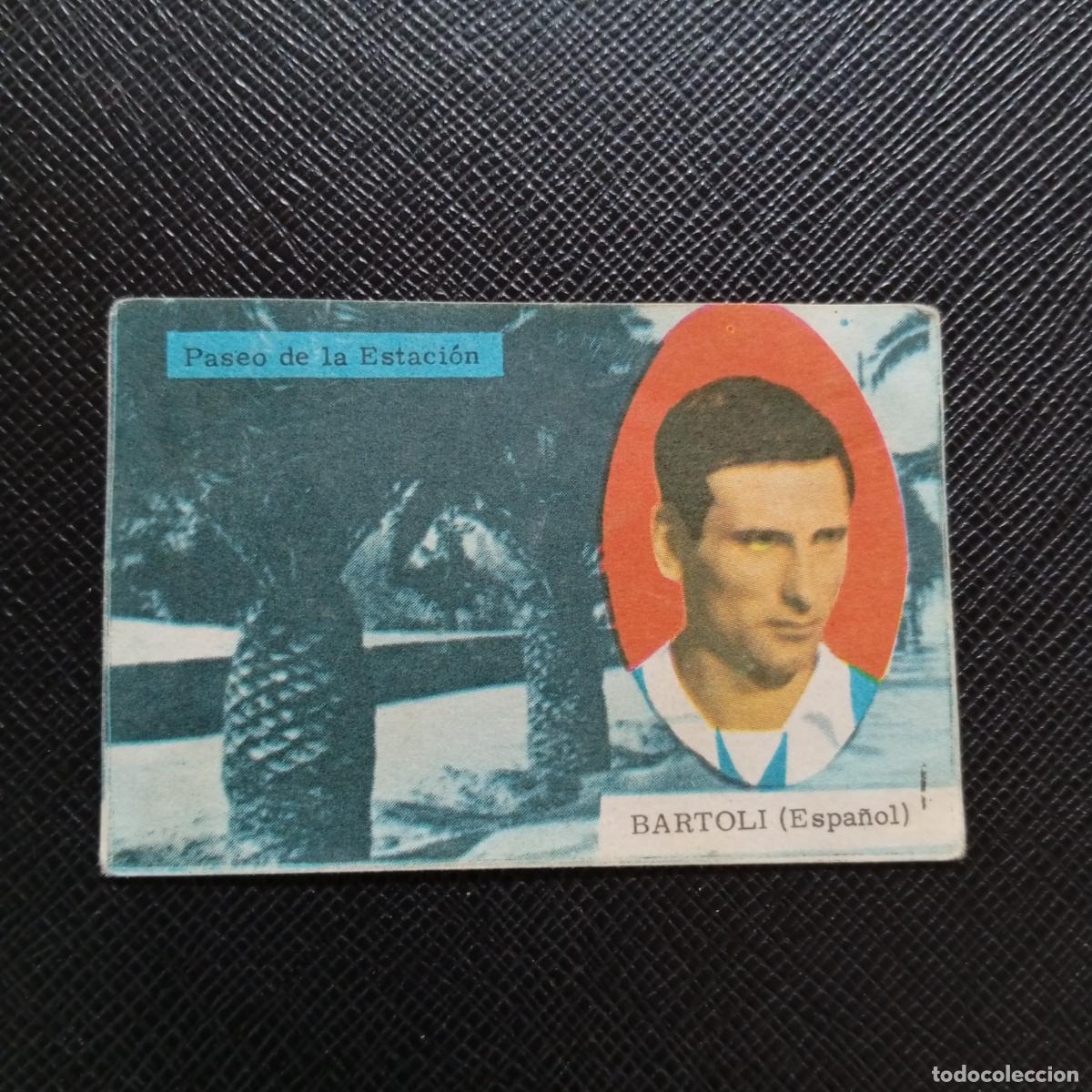 Cromos de f&uacute;tbol: BARTOLI ESPA&Ntilde;OL FHER 1963 1964 CROMO FUTBOL 63 64 LIGA - DESPEGADO - A77 PG30