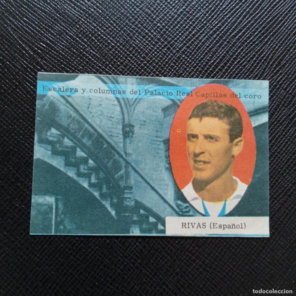 Cromos de f&uacute;tbol: RIVAS ESPA&Ntilde;OL FHER 1963 1964 CROMO FUTBOL 63 64 LIGA - DESPEGADO - A77 PG33