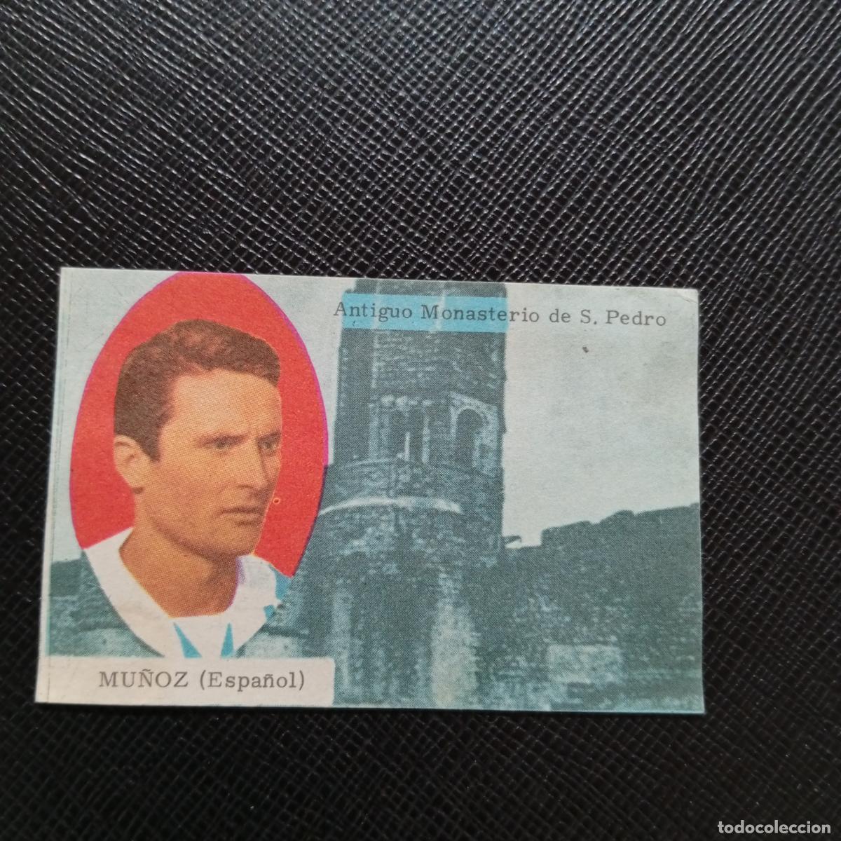 Cromos de f&uacute;tbol: MU&Ntilde;OZ ESPA&Ntilde;OL FHER 1963 1964 CROMO FUTBOL 63 64 LIGA - DESPEGADO - A77 PG39